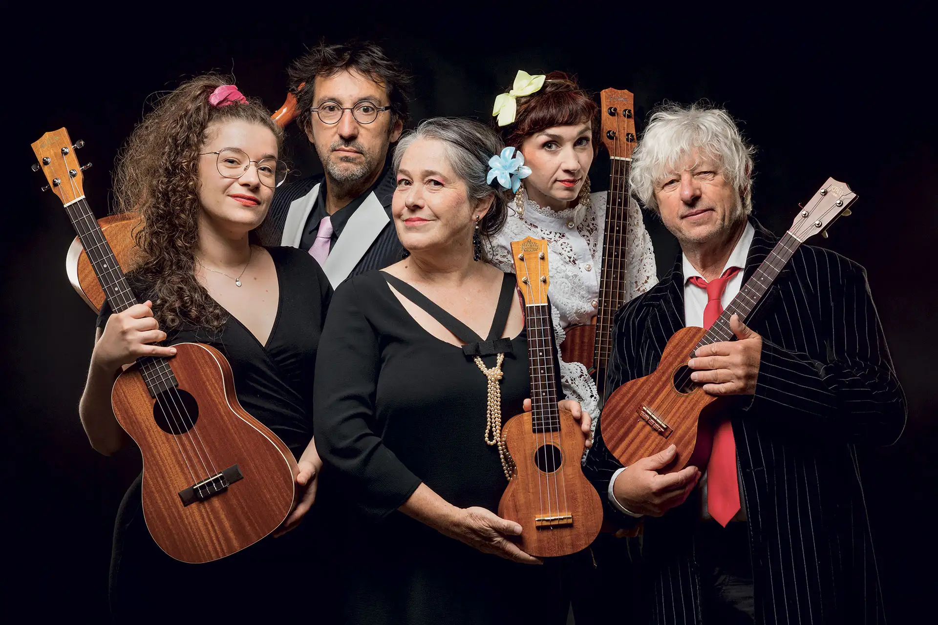 L’Orchestre National de Ukulélés en concert à Chapeiry